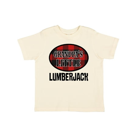 

Inktastic Grandpa Little Lumberjack Gift Toddler Boy Girl T-Shirt