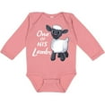 thumbnail image 3 of Inktastic One of His Lambs- Easter sheep Boys or Girls Long Sleeve Baby Bodysuit, 3 of 5