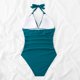 thumbnail image 4 of Traje de baño de tirantes espagueti con control de abdomen y espalda descubierta para mujeres FLhrweasw Para estrenar, 4 of 7