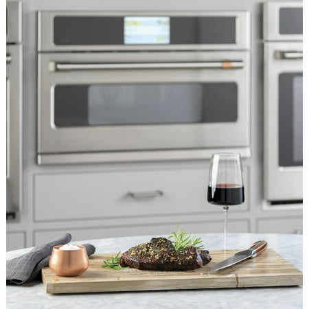 Café - 30" Built-In Single Electric Convection Wall Oven with 240V Advantium Technology - Matte white