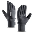 thumbnail image 1 of Guantes de ciclismo de invierno Q9063, impermeables, cálidos, de terciopelo, con pantalla táctil, a prueba de viento, para motocicleta, fitness, deportes al aire libre, 1 of 4