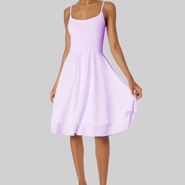 WILLBEST Vestidos Casuales Para Mujer Verano Mini Vestido Plisado Con Cintura Y Cuello Cuadrado Popular Con Dobladillo Corto