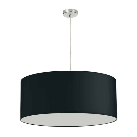 Dainolite 1 Light, 28" Diameter Pendant - Black