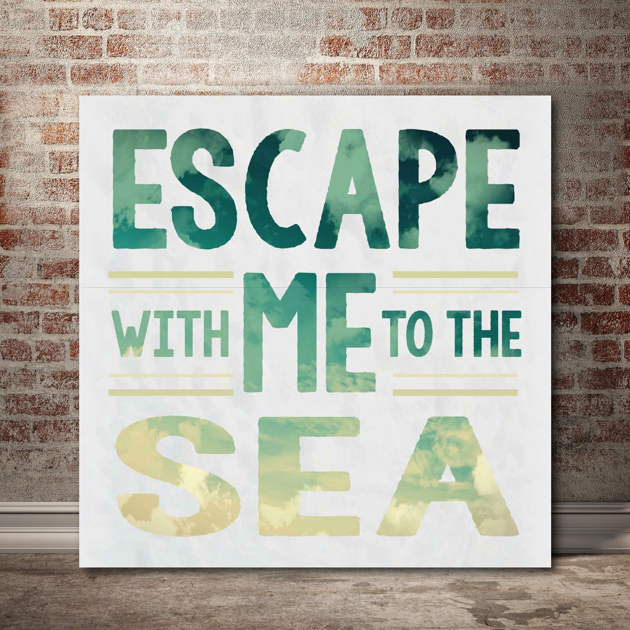 Escape with Me Gallery-Wrapped Canvas Wall Art, 16x16