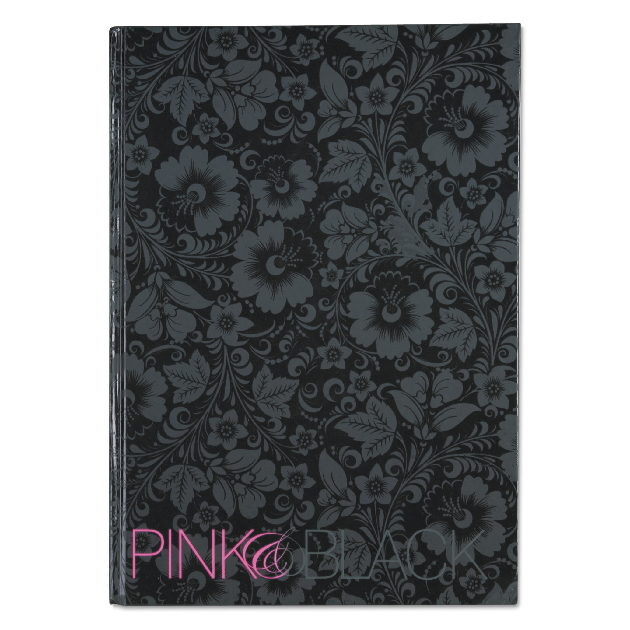 Pink & Black Prof Casebound Notebook Ruled 11 5/8 x 8 1/4 96 Sheets 400015934