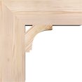 thumbnail image 3 of Ekena Millwork 5 1/2"W x 18"D x 18"H Imperial Block Smooth Bracket, Douglas Fir, 3 of 25