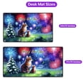 thumbnail image 5 of Happy New Year Manx Family Cheer Winter Midnight Firework Desk Mat Full Keyboard Mouse Pad Cat Lover Kitten Owner Gifts Large Mousepad - 02025, 5 of 5