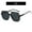 C1, variant on Double-Bridge Half-Frame Sunglasses European & American Style Square Fashion Sunglasses for Women