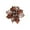 C, variant on Qocolhg 12 Pcs Christmas Poinsettia Flower, Glitter Poinsettia Tree Ornaments, Dark Brown Artificial Flower Decorating Wreath Garland, for Wedding Home Decor, Christmas Decorations Clearance