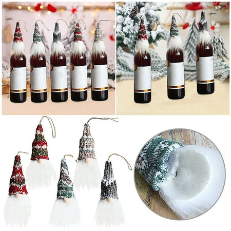 

Bottles Bottle Bag Doll Holder Christmas Decoration Santa Decoration & Hangs
