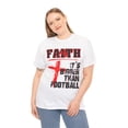 thumbnail image 3 of DJH Apparel | My Faith: It's Bigger Than Football Christian Unisex T-shirt, 3 of 6