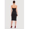 thumbnail image 3 of Women's Solid Midi Tube Dress, 3 of 3