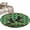 Dark Green, variant on Runner Rug 2 x 6 Ft, Happy St. Patrick's Washable Non-Slip Floor Mat for Kitchen Hallway/Entryway, Green Shamrock Shoots Coin Vintage Country Long Kitchen Runner Area Rugs for Living Room,