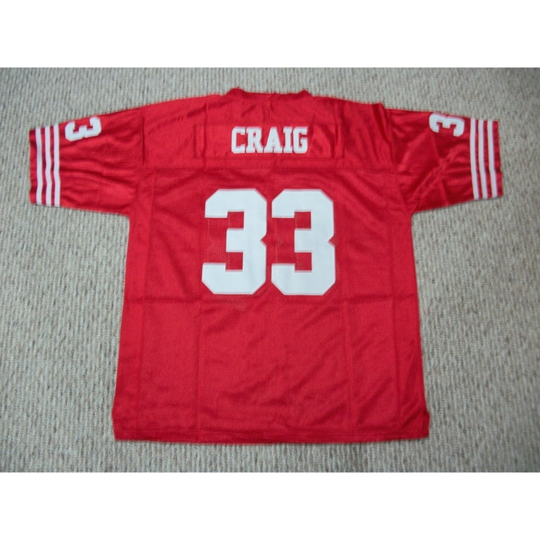 Jerseyrama Unsigned Roger Craig Jersey #33 San Francisco Custom Stitched Red Football New No Brands/Logos Sizes S-3xl, Women's, Size: Medium