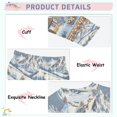 thumbnail image 3 of FORMRS Long Sleeve Top and Pants Pajama Set for Niños 2-Piece Sleepwear, Sizes 18M-8Y, Blue Snowy Mountain, 3 of 6