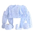 thumbnail image 2 of 7 unids / set de trajes de cuerpo para bebés én nacidos, niñas y , conjunto de ropa de dibujos animados de suave, ropa de o Azul Baoblaze Ropa infantil casual, 2 of 8