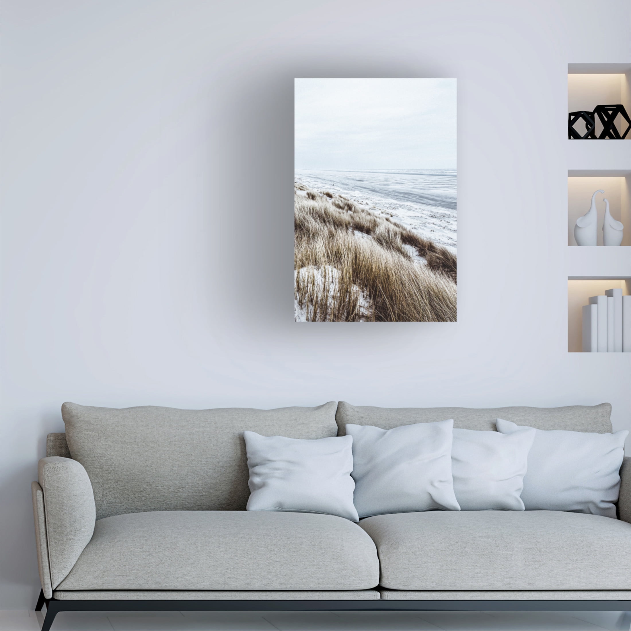 Canvas Wall Art - Incado 'Coastal II' Wall Art for Living Room, Bedroom, or Office Décor by Trademark Fine Art - 16 x 24 Inches