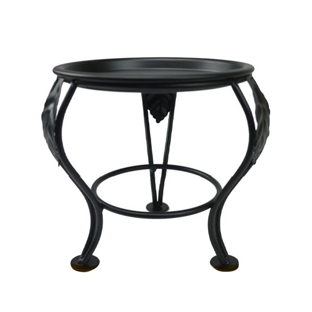 Maoww Indoor Outdoor Table Mini Plant Stand Rack Flower Pot Candle Holder Shelf Desktop Decoration, Black