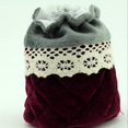 thumbnail image 4 of Bewildely Elegantes protectores antideslizantes para patas de silla, gorros, calcetines de tela para evitar arañazos y daños Cubiertas para muebles de jardín Morado oscuro, 4 of 6