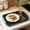 Black, variant on Rectangular Serving Tray, Thickened Pp Plastic Dinner Plate for Cafeteria Kitchen, Large Capacity Food Serving Platter, Black