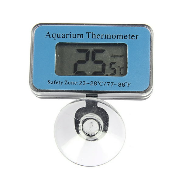 Huadaliy Numérique LCD Fish Tank Thermomètre Aquarium Température Mètre  Ventouse 