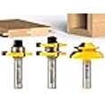 thumbnail image 3 of YONICO Tongue and Groove Router Bits Set 3 Bit 3/4-Inch Stock 1/2-Inch Shank 15321, 3 of 4