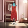 thumbnail image 7 of FDW Women's Adjustable Dress Form Mannequin, 50-63 Inches, Fabric Cover, Heavy-Duty Tripod Stand, Green, 7 of 7