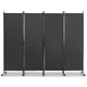 thumbnail image 1 of Biombo de 4 Paneles Costway Separador de Habitaciones 225 x 30 x 173 cm Gris oscuro, 1 of 10