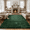 Dark Green, variant on LUOVEN Soft Fluffy Shag Area Rug, 9*12 Indoor Plush Carpet for Living Room Bedroom Home Decor, White