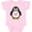AD-Pink, variant on Inktastic Valentines Day Penguin Love Heart Gift Girls Baby Bodysuit