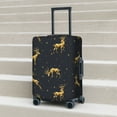 thumbnail image 3 of Wukai Christmas Deers Elastic Luggage Cover: Personalized Protection for Your Suitcase - Fits 19~29-inch, Washable & Durable Travel Companion-Small, 3 of 8