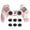 Pink & White, variant on PlayVital 3D Studded Edition Anti-Slip Silicone Cover Skin for ps5 Controller, Soft Rubber Case Protector for ps5 Wireless Controller with Thumb Grip Caps - Pink & White