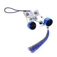 thumbnail image 1 of Blue Evil Eye Wind Chimes Car Hanging Ornament for Protection with Tassels, 1 of 5
