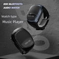 thumbnail image 4 of Reloj con altavoz Bluetooth inalámbrico para muñeca, mini estéreo para deportes al aire libre, pantalla inteligente, tarjeta portátil, radio, 4 of 5