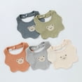 thumbnail image 1 of Baberos para bebé YONGSHENG unisex ajustables absorbentes de algodón orgánico, 1 of 4