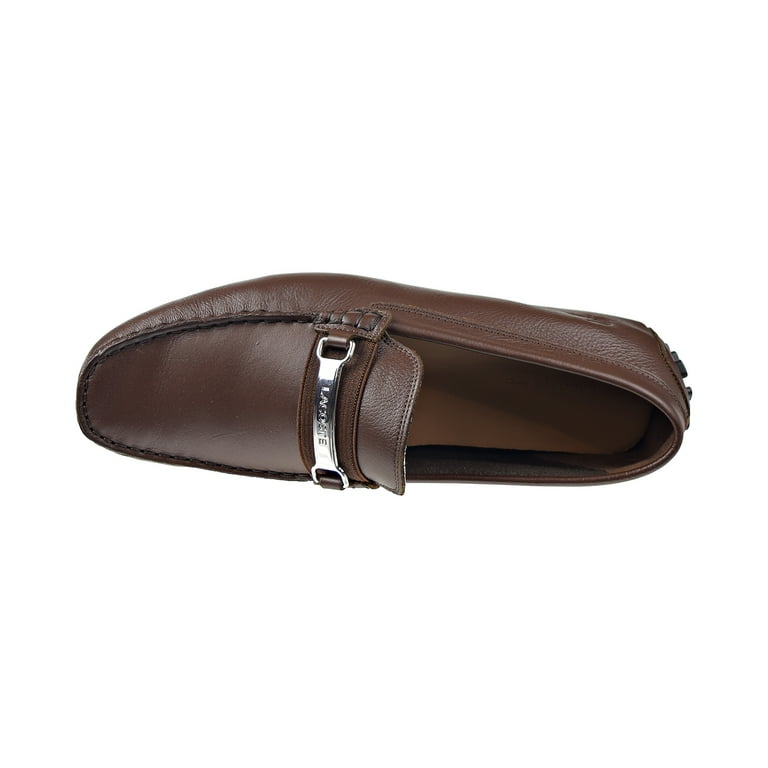 Lacoste Men's Ansted Slip On Loafers, Dark Brown - Walmart.com