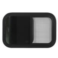 thumbnail image 1 of RV Sliding Window Black Aluminum Alloy Trailer  Resistant Glass With Movable  Net for RVs Trailers, 1 of 7