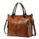 thumbnail image 5 of Bolso de hombro de moda para mujer, bolso de mano retro de gran capacidad, bolso cruzado sencillo, 5 of 6