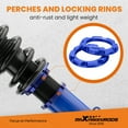 thumbnail image 5 of MaXpeedingrods Coilovers for Dodge Neon 2000-2005, for Chrysler Neon 2000-2002, Height Adjustable Coilovers Suspension Kit, Preset Damping Shock Absorber Struts,Lowering Kit, Blue, 5 of 10