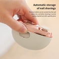 thumbnail image 5 of CHENjy Electric Nail Trimmer for Thick Nails, Automatic Nail Clipper with Buffing and LED Light, Orange, 5 of 7