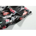 thumbnail image 6 of SSLR Womens Swim Shorts Pants Causal Hawaiian Shorts High Waist Flamingos Shorts, 6 of 6