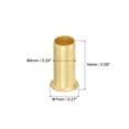 thumbnail image 2 of Uxcell 5/16" Tube ID Brass Compression Insert, 20Pcs Insert Tube Support Compression Fitting Assortment Kit, 2 of 5