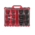 thumbnail image 2 of MILWAUKEE SHOCKWAVE Impact Duty 3/8 in. Drive SAE & Metric Socket Set (36-Piece) with PACKOUT Organizer (49-66-6805), 2 of 4