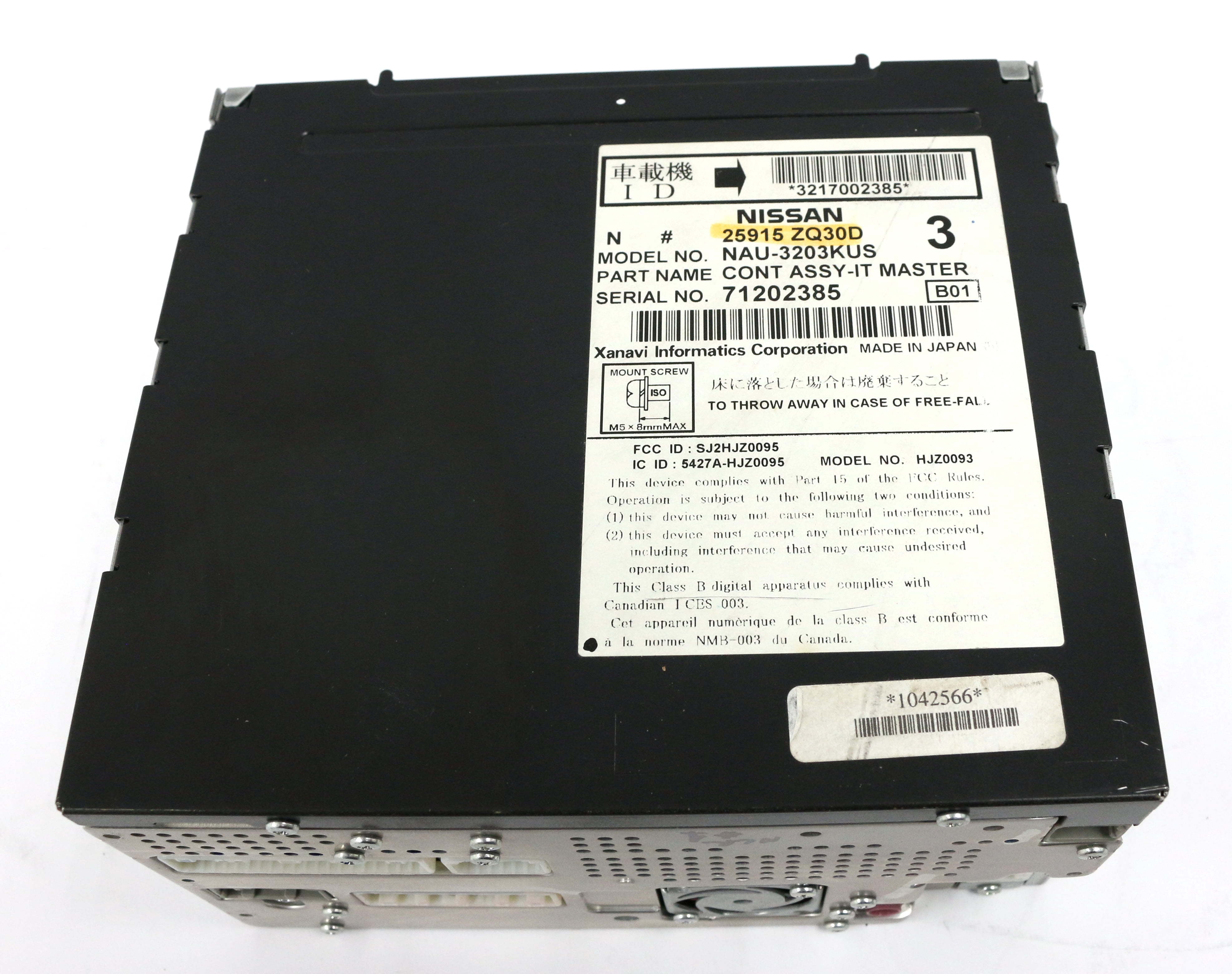 Restored 2008-2011 Nissan Pathfinder AM FM Radio Single Disc CD w Navigation 25915ZQ30D (Refurbished)
