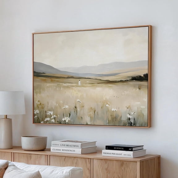 Jesus Leaves The 99 - Lost Sheep Artwork, Christian Wall Art, Good Shepherd , Jesus Artwork, Modern Minimalist Art UNFRAMED Poster, Wall Art for Decor, Present, 8x12