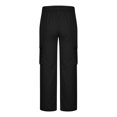 thumbnail image 4 of Mens Casual Baggy Cargo Pants Stretchy Sweatpants Loose Fit Drawstring Hiking Workout Joggers With Multi Pockets, 4 of 6