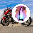 thumbnail image 3 of Cubierta protectora de extensión de deflector Suministros de piezas negro colorido Cola Parabrisas de motocicleta, 3 of 8