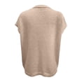 thumbnail image 4 of Spring Cardigans for Women Short Sleeves Knitted Button Up Sweater Cardigan V Neck Casual Sweater Coat Short Sleeves Sweater Cardigans for Women (Khaki M), 4 of 4