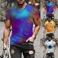 thumbnail image 6 of XMMSWDLA Tie Dye Style T-Shirts for Men Spiral Streak Print Shirt with Short Sleeves Multicolor Mens Graphic T-Shirts, 6 of 6