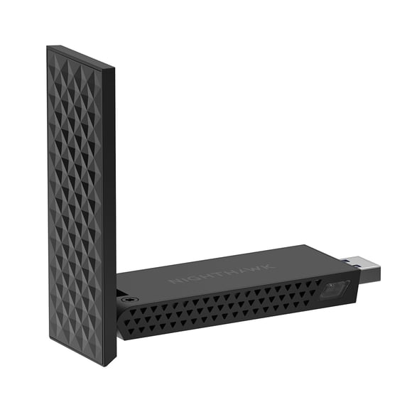 NETGEAR Nighthawk WiFi 7 USB 3.0 Adaptateur (A8500) – BE5000 Tri-Bande Sans Fil Vitesse Gigabit (jusqu'à 5.0 Gbps) – Bande 6 GHz – Fonctionne avec